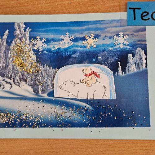 Year 1 DT - 'Moving' Christmas Cards